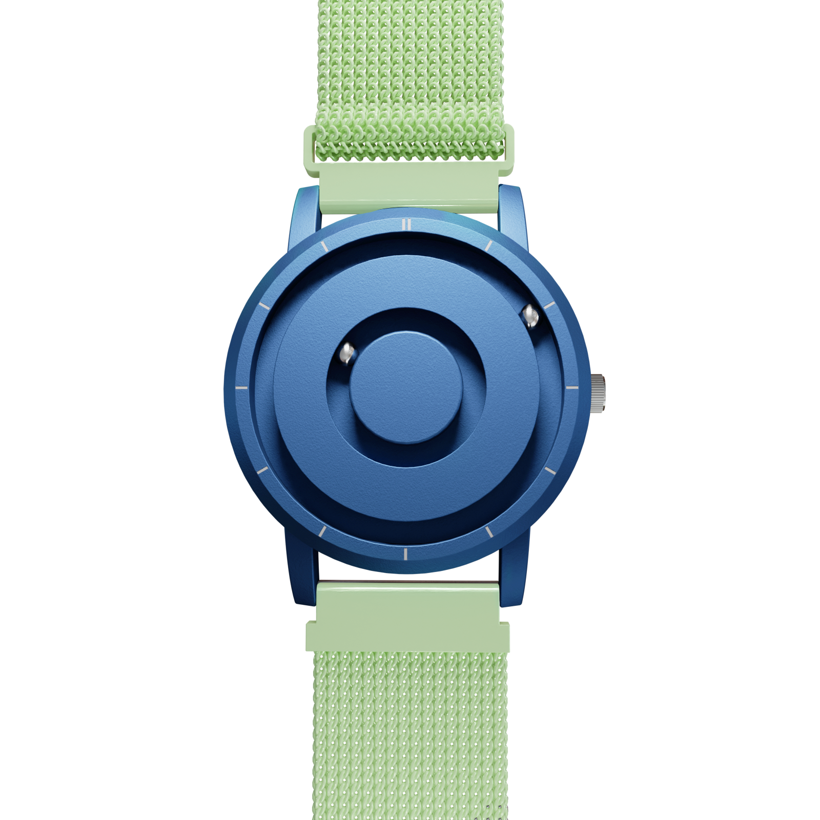 MAGNETO Jupiter Blue Mesh Magnetic Mint Wristwatch – Magneto Watch
