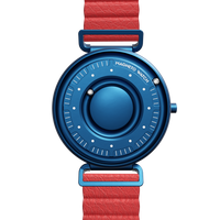 Primus Blue synthetic leather magnetic red