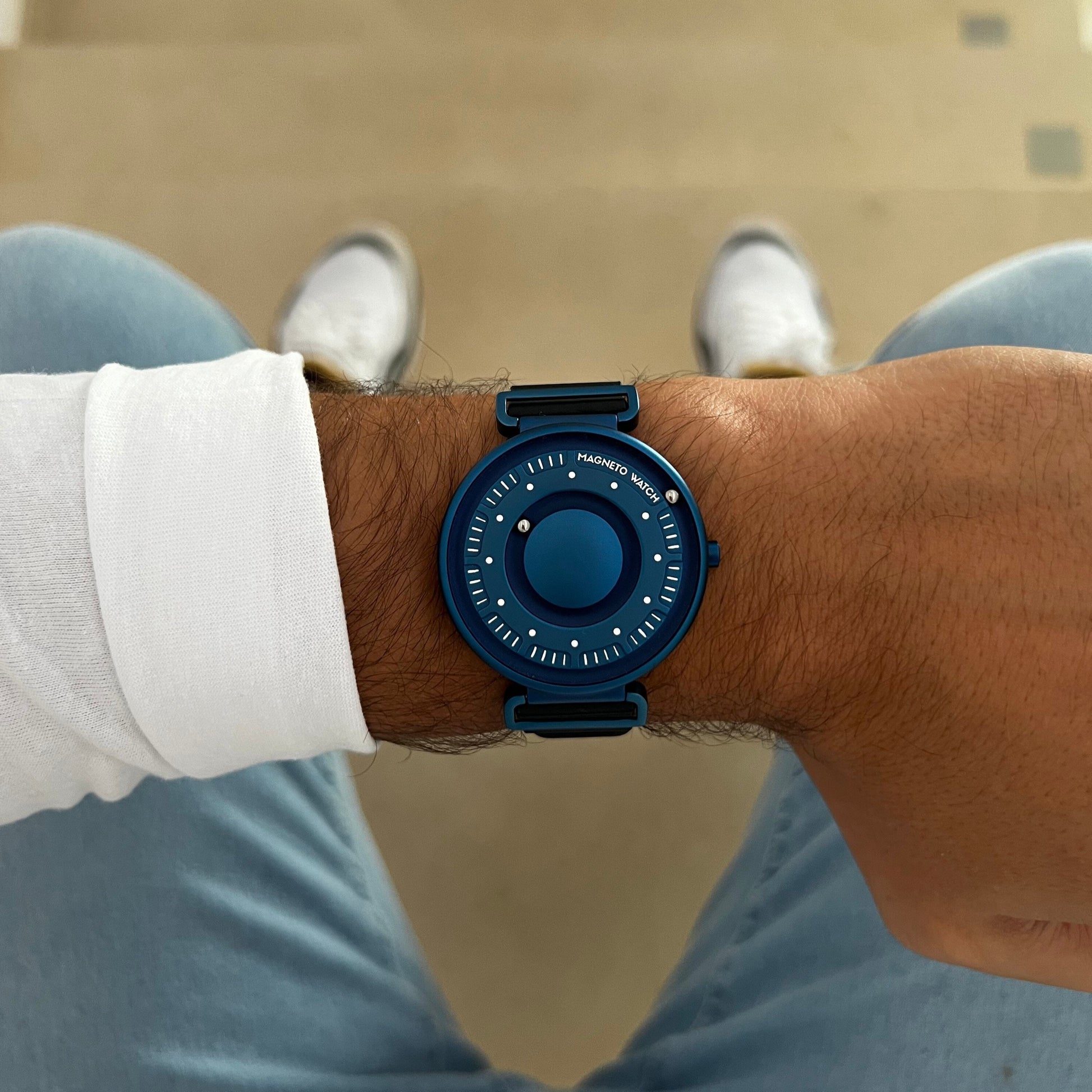 Magneto Watch - Primus Blue Kunstleder Magnetisch Schwarz - Lifestyle