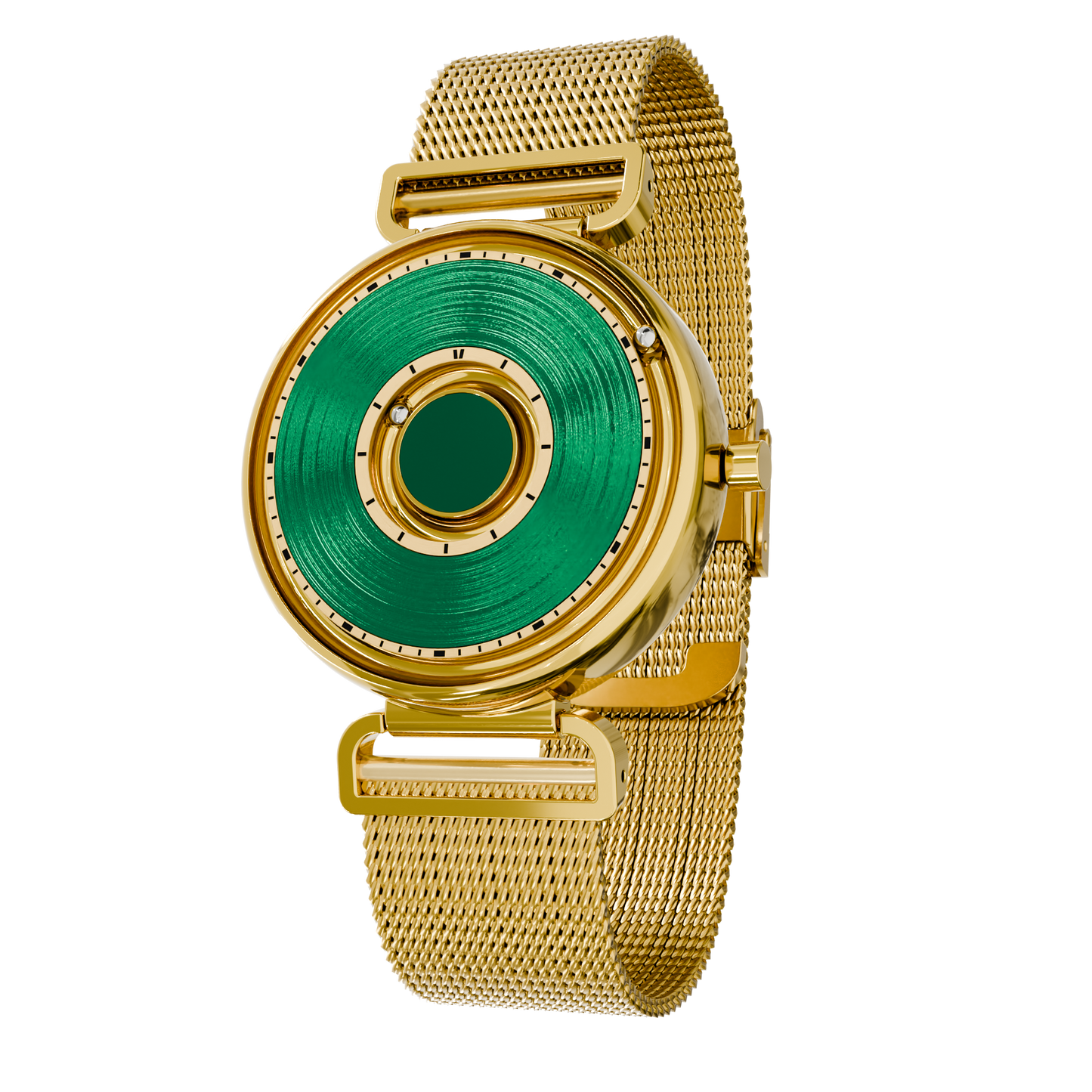 Bella Gold Green mesh gold