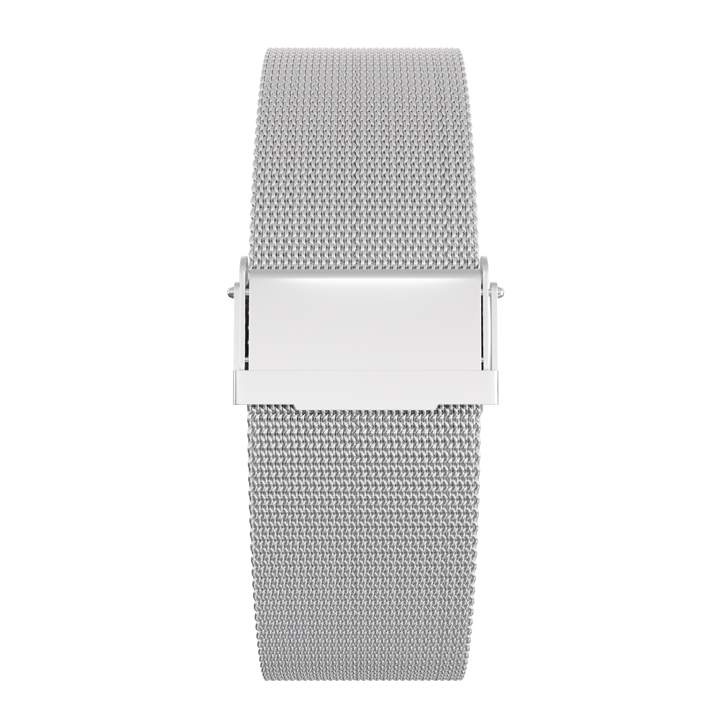 Magneto-Watch-Bella-Silver-Pearl-Maschenarmband-Sicherheitsverschluss-Silber-16mm-Front