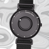 Fusion Black synthetic leather magnetic black