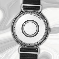 Fusion Silver synthetic leather magnetic black