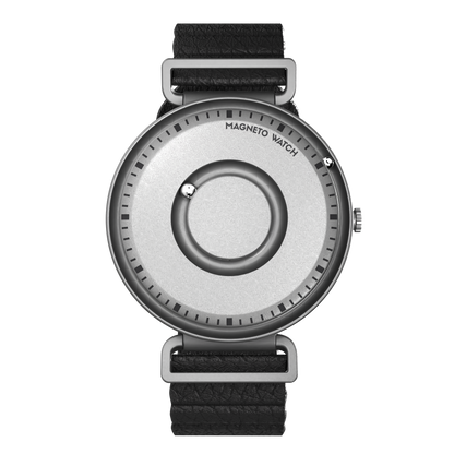 Fusion Silver synthetic leather magnetic black