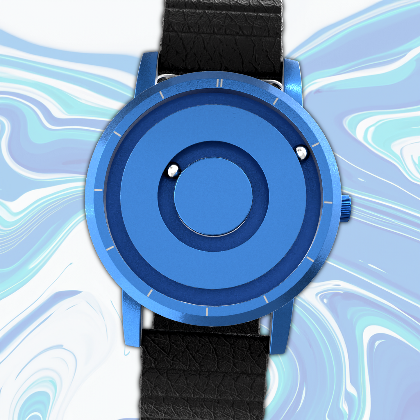 Jupiter Blue synthetic leather magnetic black