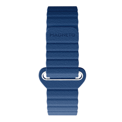 Magneto-Watch-Kunstleder-Magnetisch-Blau-Front