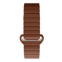 synthetic leather magnetic brown