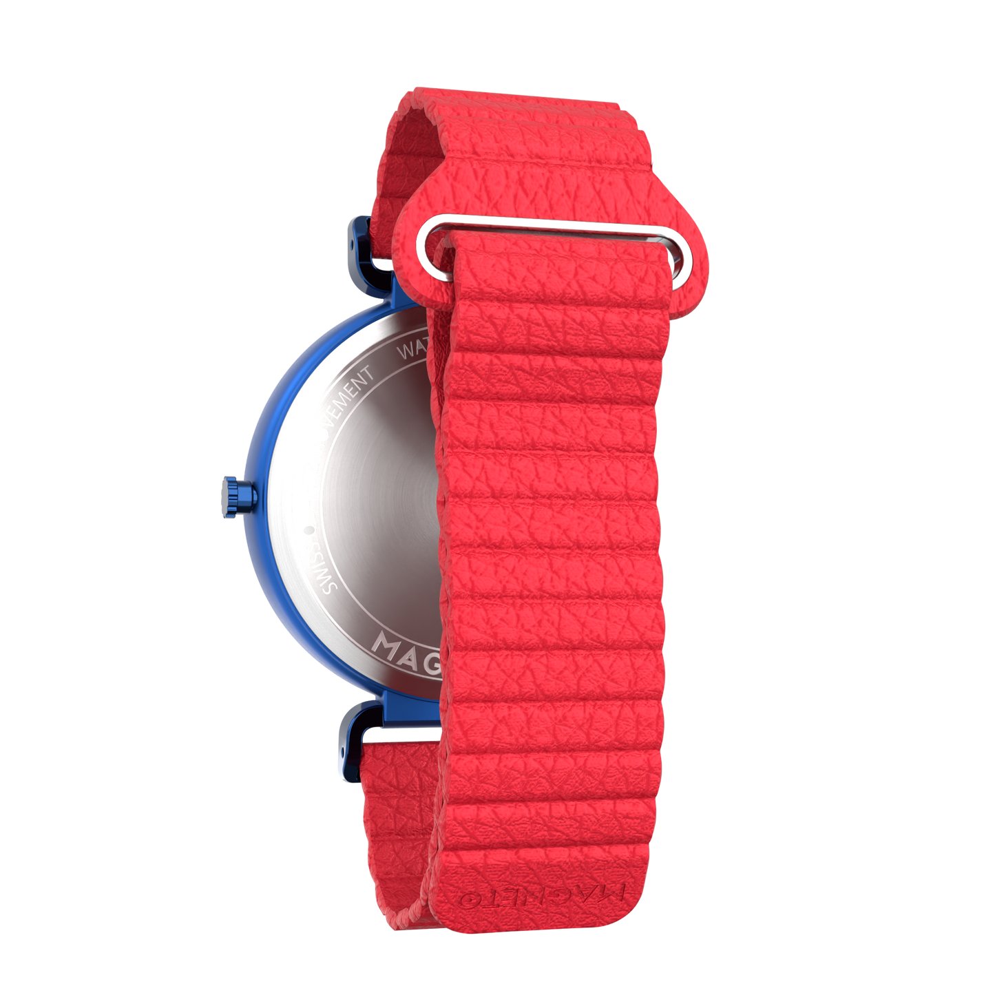 Primus Blue synthetic leather magnetic red