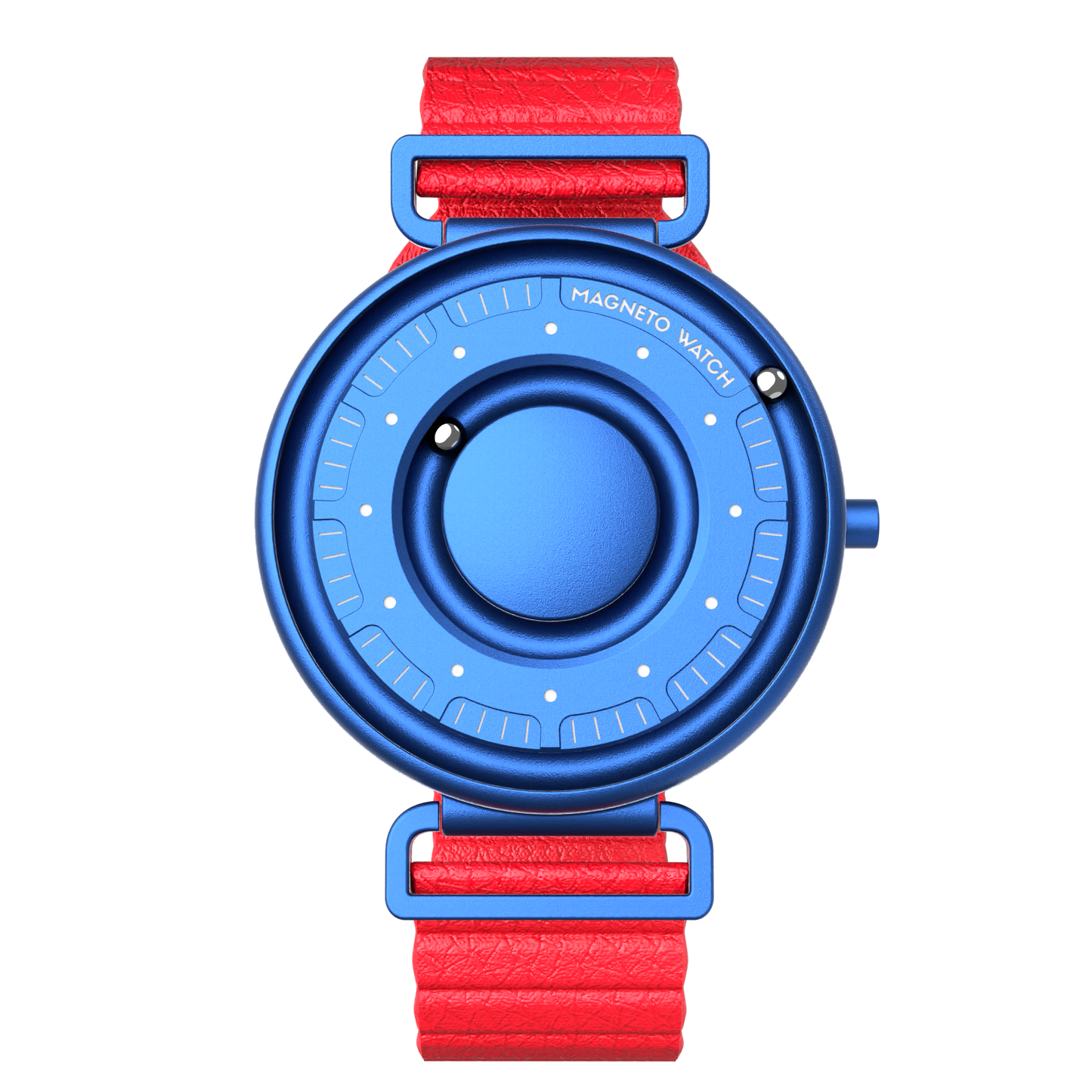 Primus Blue synthetic leather magnetic red