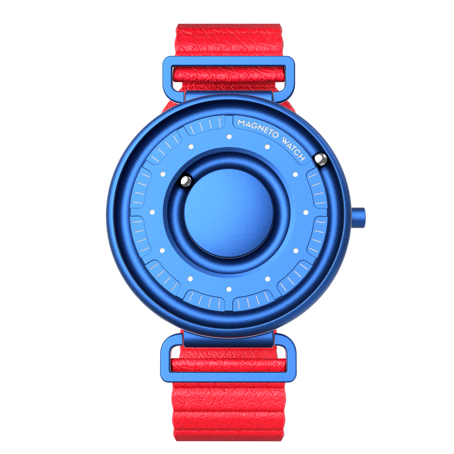 Primus Blue synthetic leather magnetic red