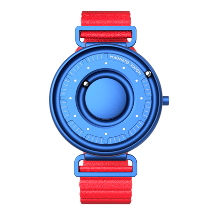 Primus Blue synthetic leather magnetic red