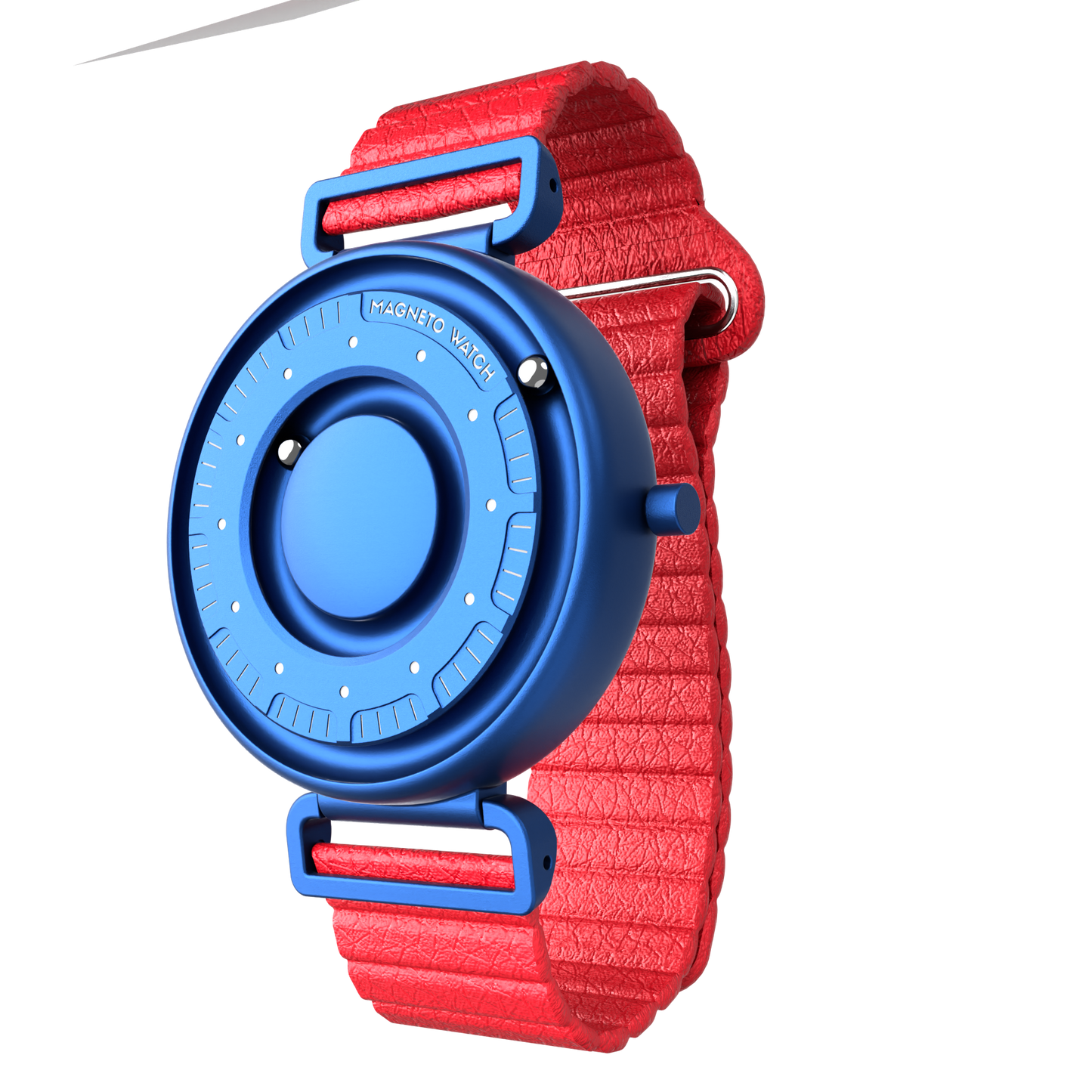 Primus Blue synthetic leather magnetic red