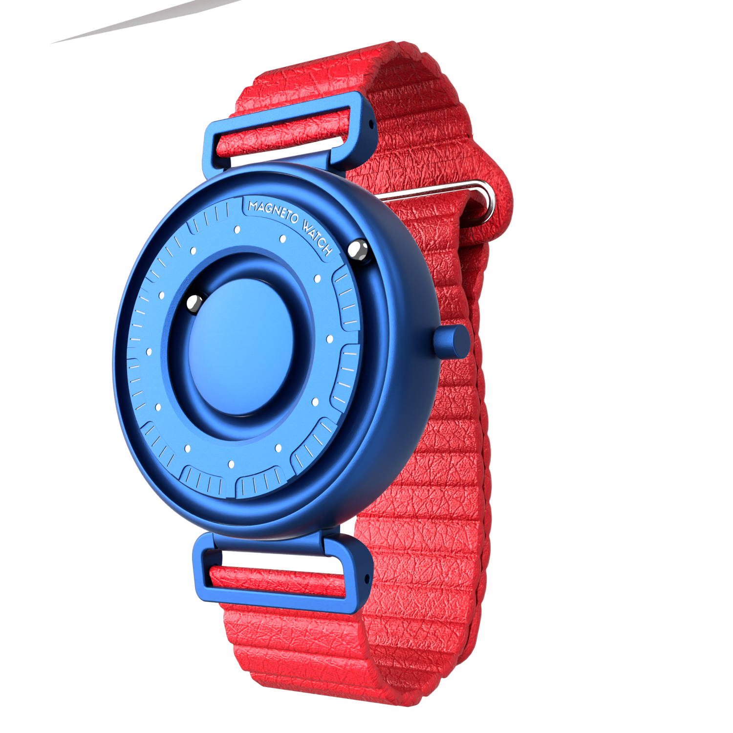 Primus Blue synthetic leather magnetic red