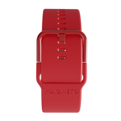 Magneto-Watch-Silikon-Rot-Front