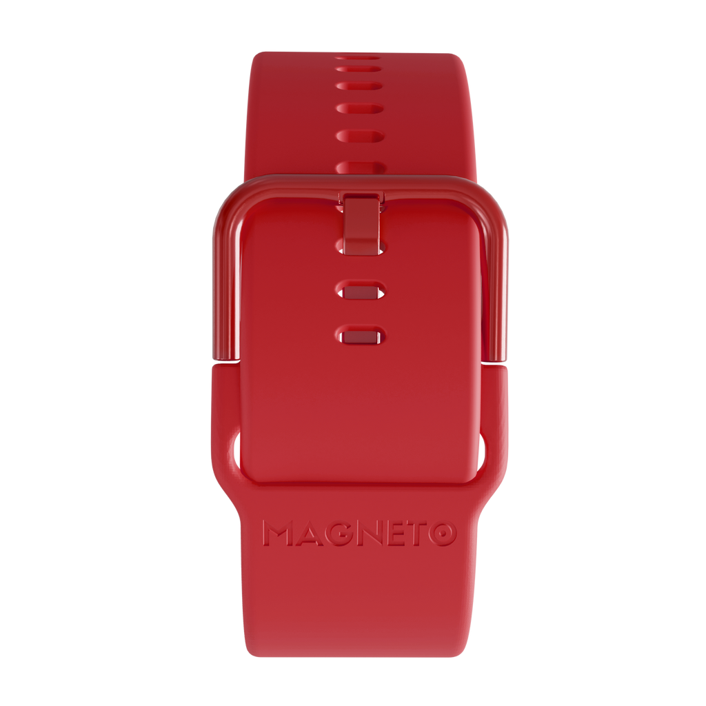 Magneto-Watch-Silikon-Rot-Front