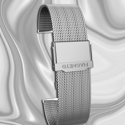 Milanaise Silver Safety Buckle