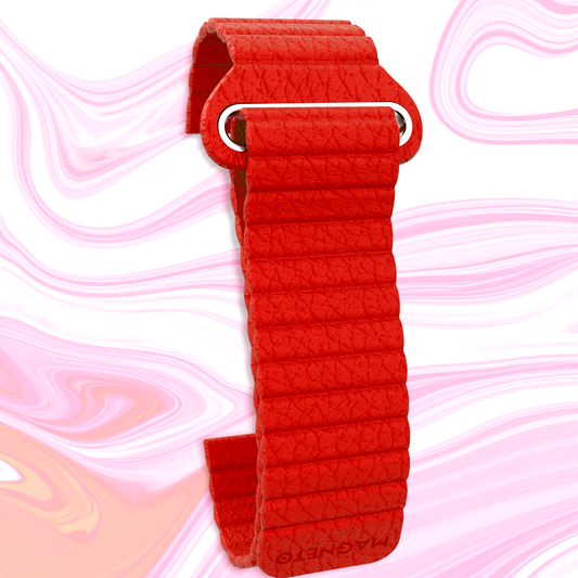 Synthetic Leather Red