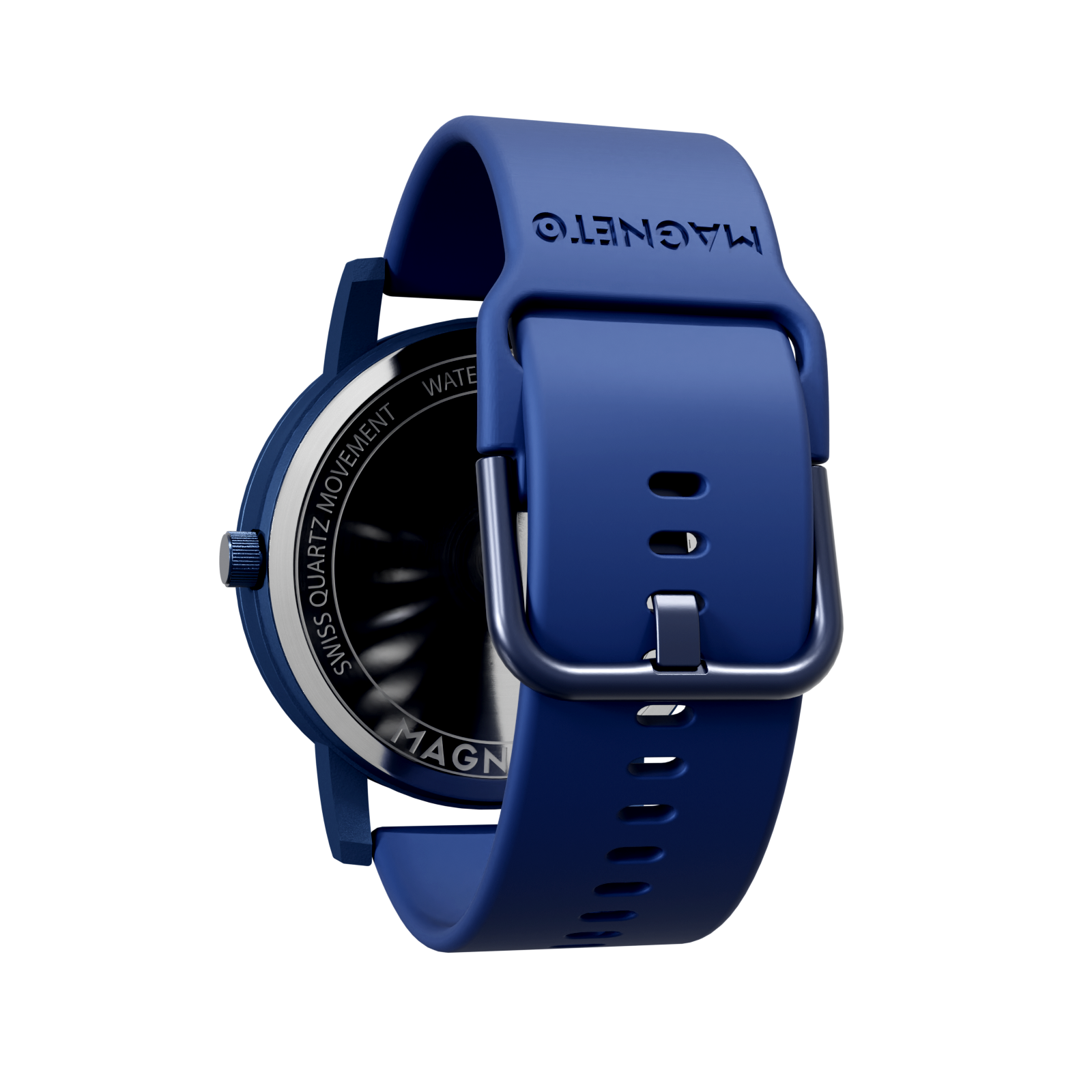 Magneto-Watch-Wave-Blue-Silikon-Blau-Back