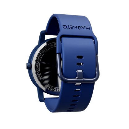 Magneto-Watch-Wave-Blue-Silikon-Blau-Back