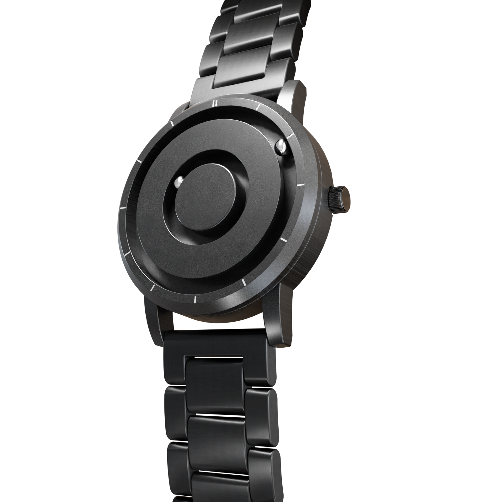 MAGNETO Jupiter Blue Mesh Magnetic Black Wristwatch – Magneto Watch