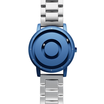 Magneto-Watch-Jupiter-Blue-Edelstahl-Silber-Front