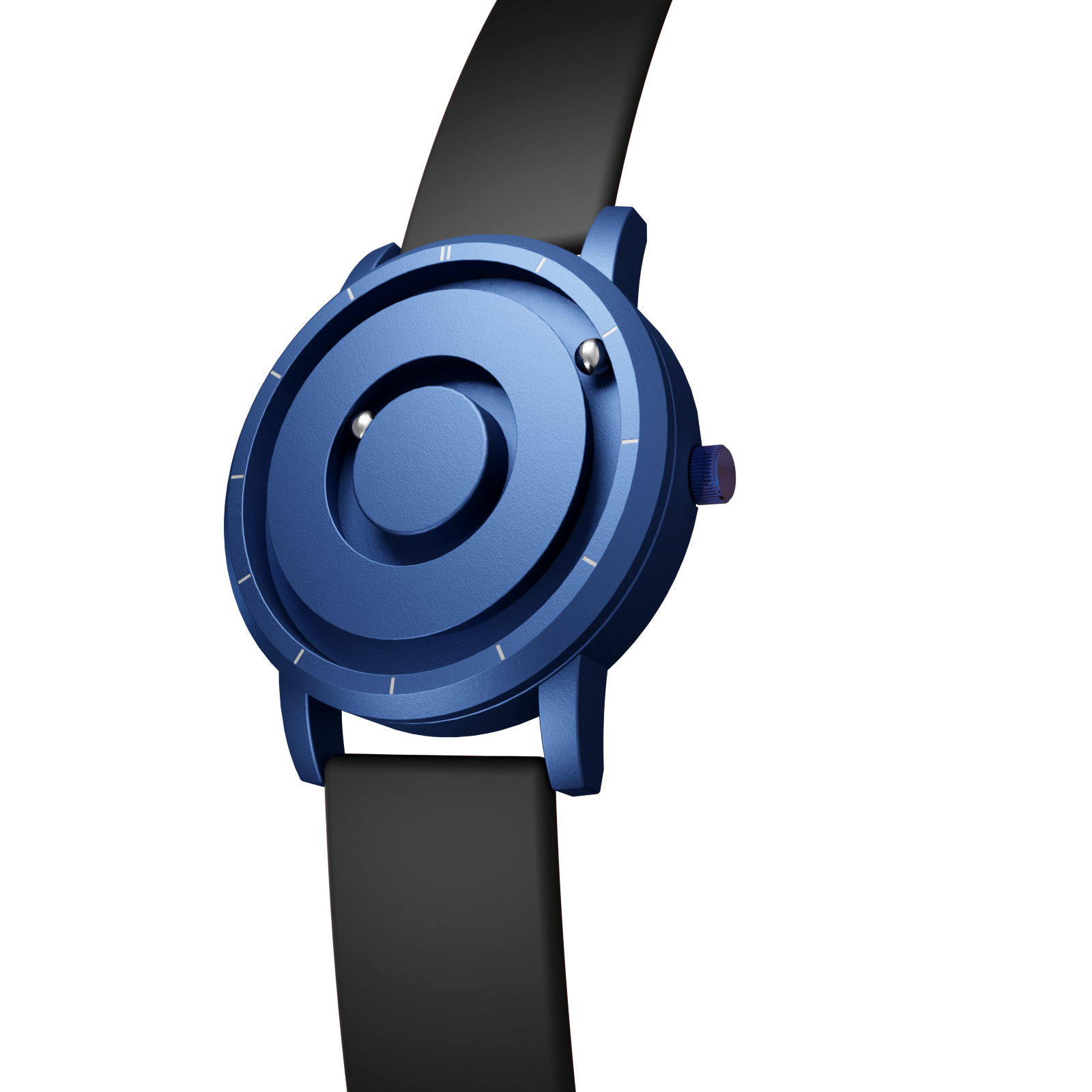 Magneto-Watch-Jupiter-Blue-Silikon-Schwarz-Side