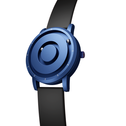 Magneto-Watch-Jupiter-Blue-Silikon-Schwarz-Side