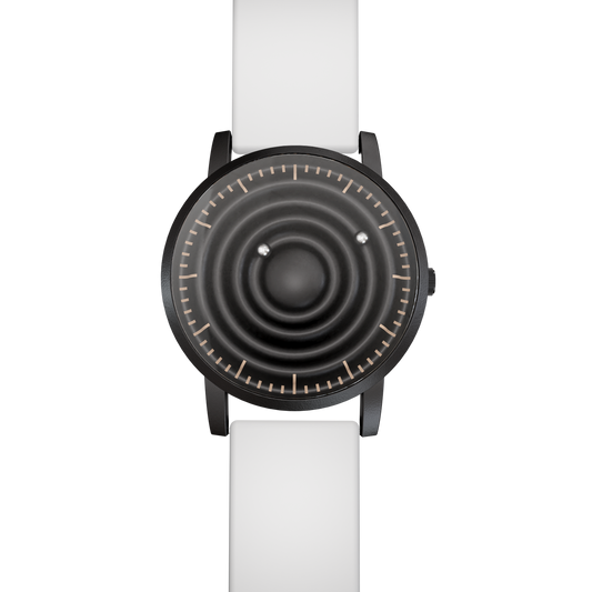Magneto-Watch-Wave-Black-Silikon-Weiss-Front