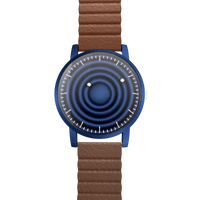 Wave Blue synthetic leather magnetic brown