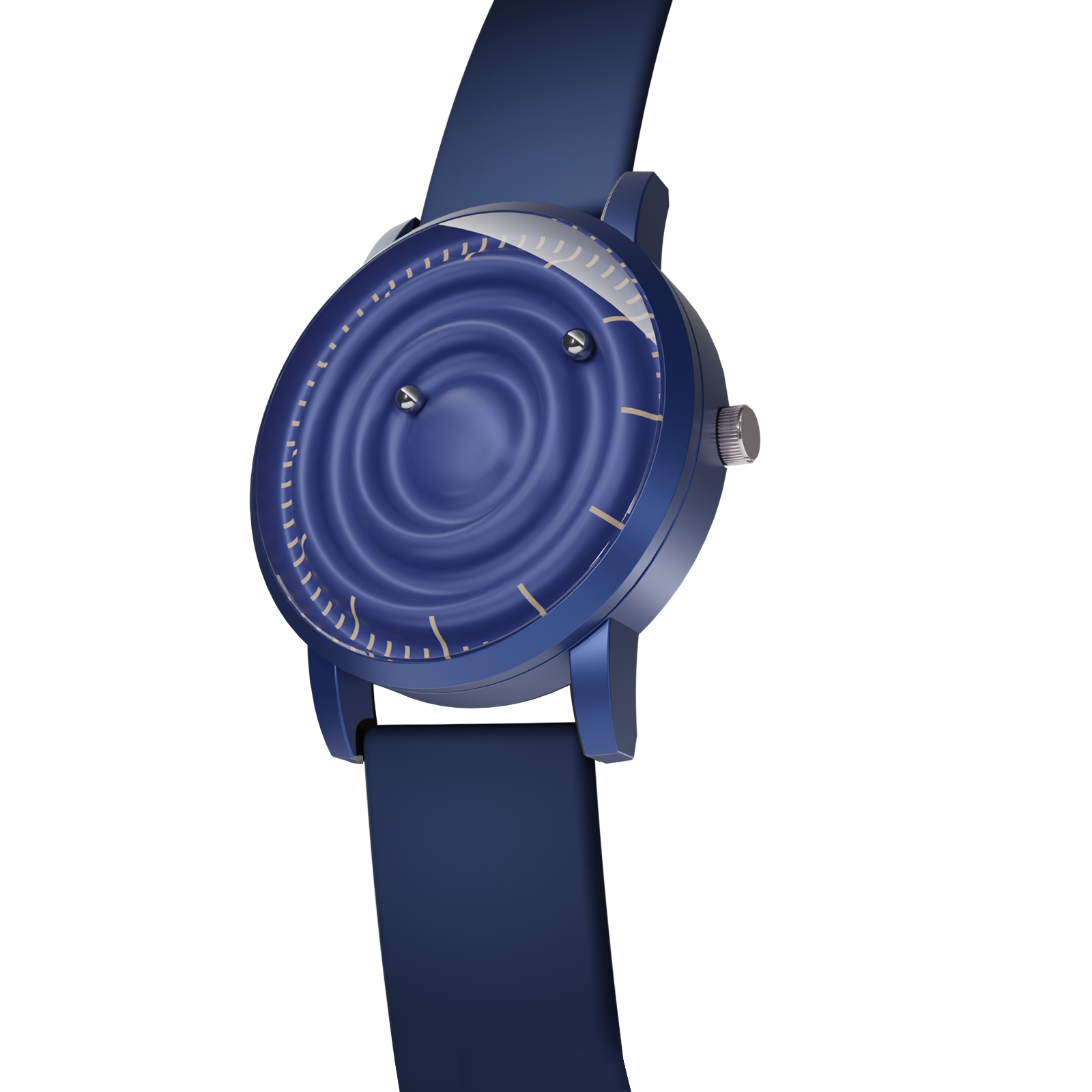 Magneto-Watch-Wave-Blue-Silikon-Blau-Side